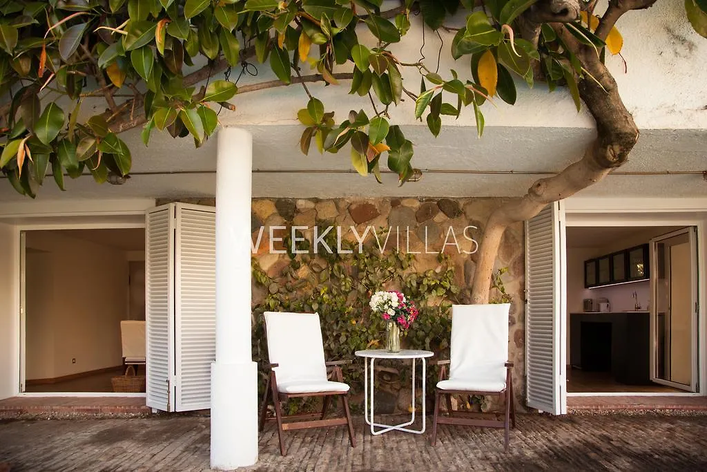 Villa Sitges Tupinetti Beach At 1 Min Walk Amaizing Garden And View Center Sitges 5 Minutes Walk