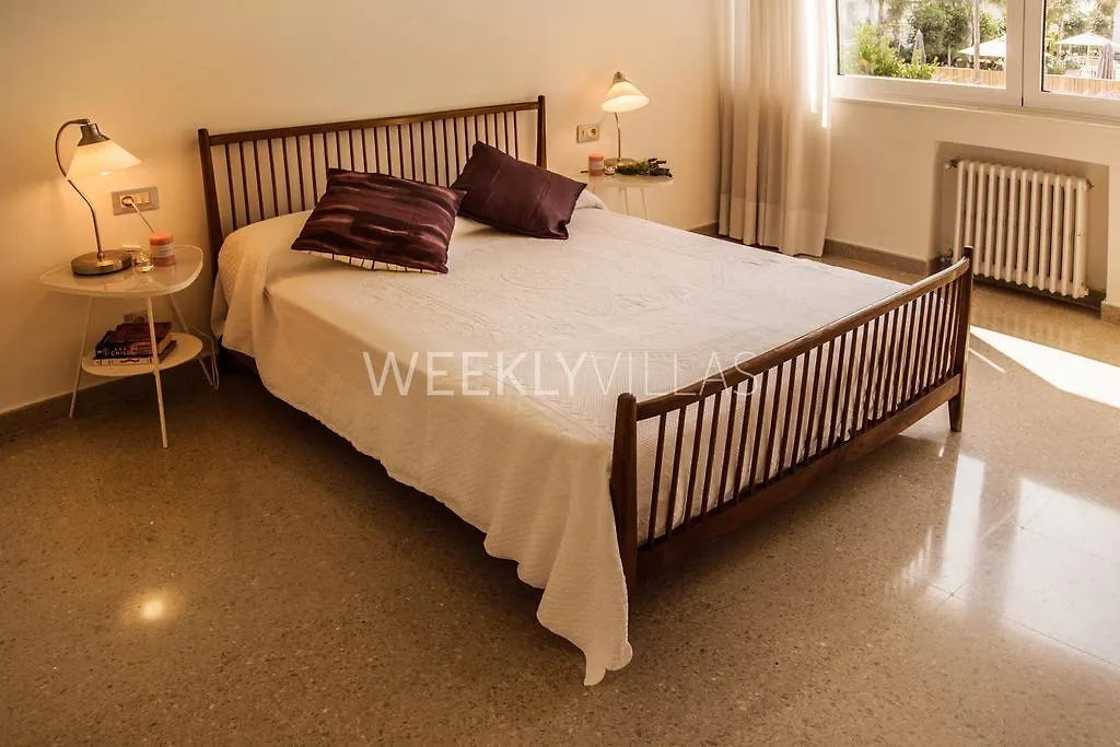 Villa Sitges Tupinetti Beach At 1 Min Walk Amaizing Garden And View Center Sitges 5 Minutes Walk