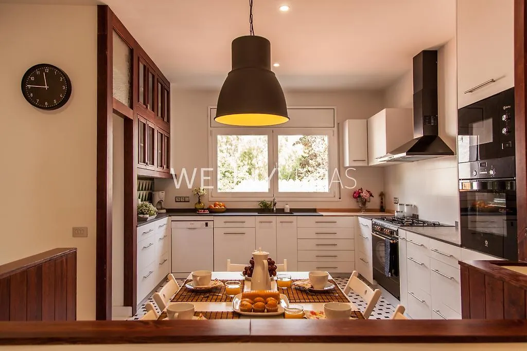 Villa Sitges Tupinetti Beach At 1 Min Walk Amaizing Garden And View Center Sitges 5 Minutes Walk
