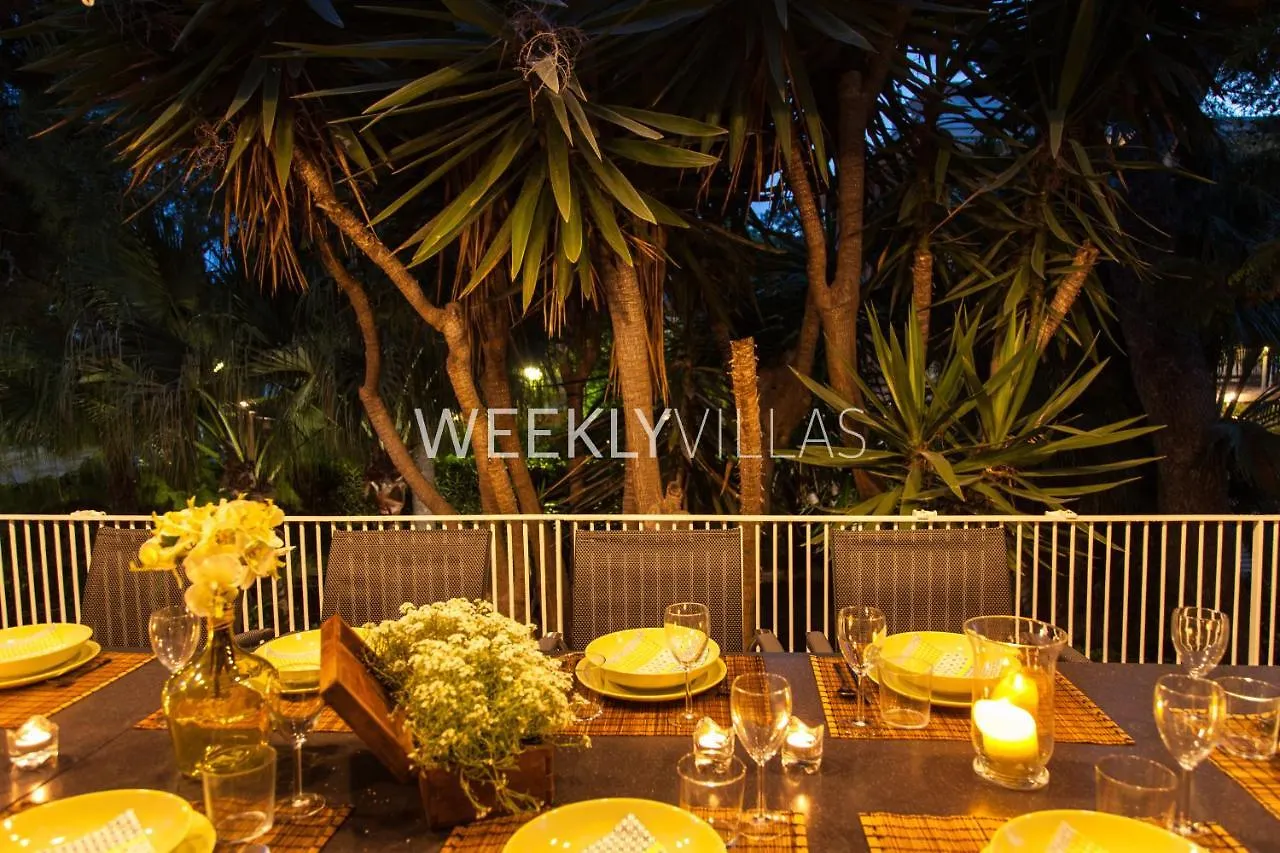 Villa Sitges Tupinetti Beach At 1 Min Walk Amaizing Garden And View Center Sitges 5 Minutes Walk