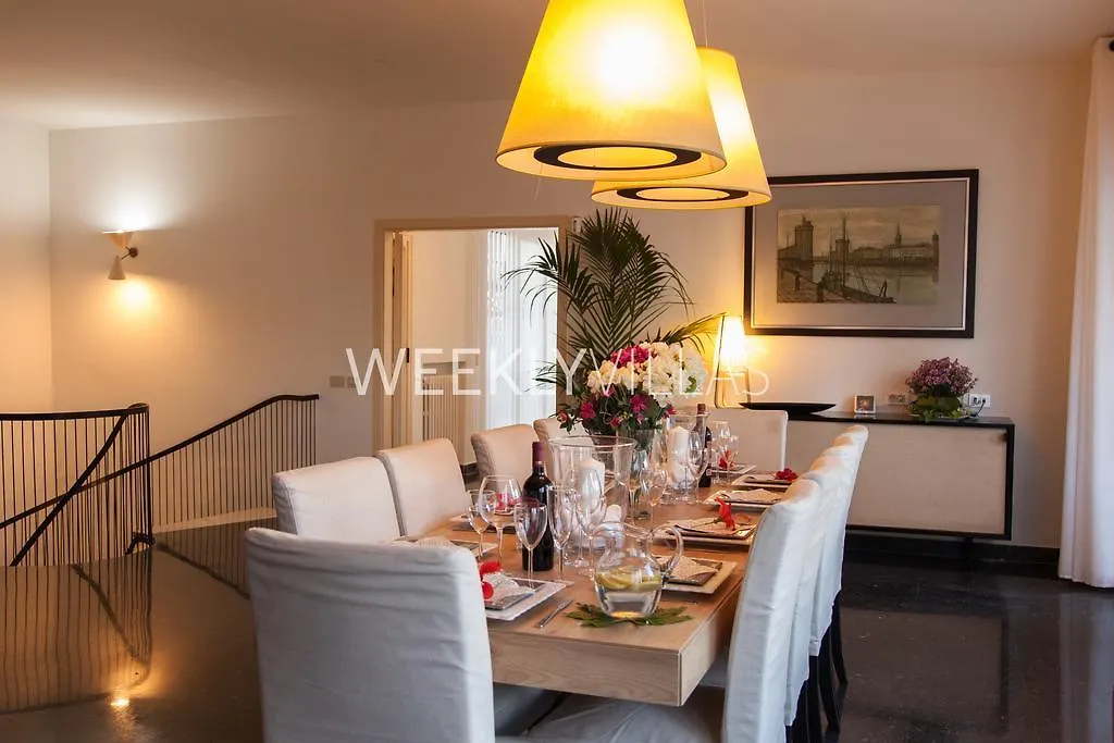 Villa Sitges Tupinetti Beach At 1 Min Walk Amaizing Garden And View Center Sitges 5 Minutes Walk